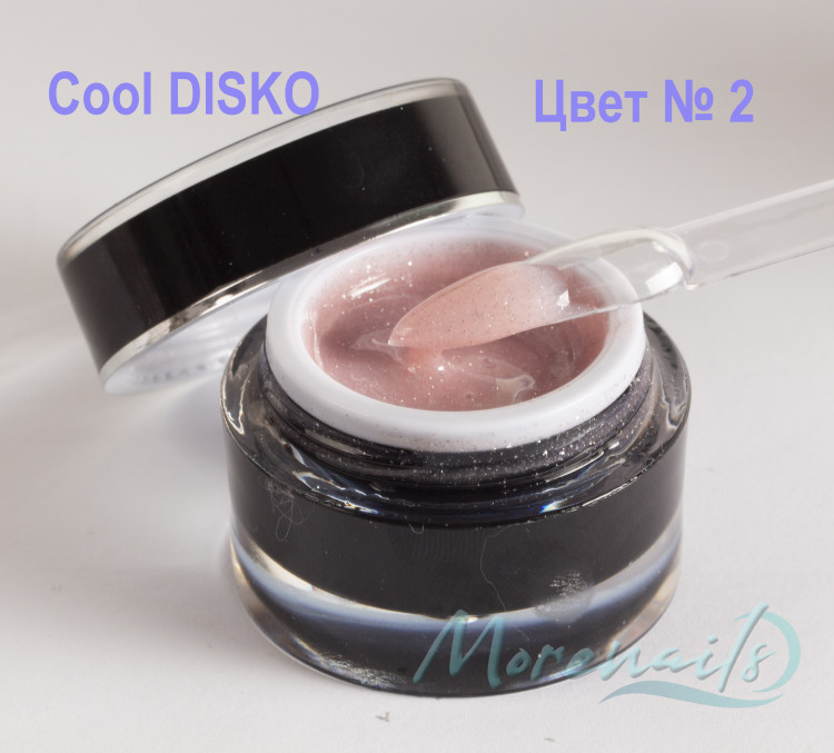 Гель для наращивания светоотражающий Cool disco № 2 (1000 мл.)